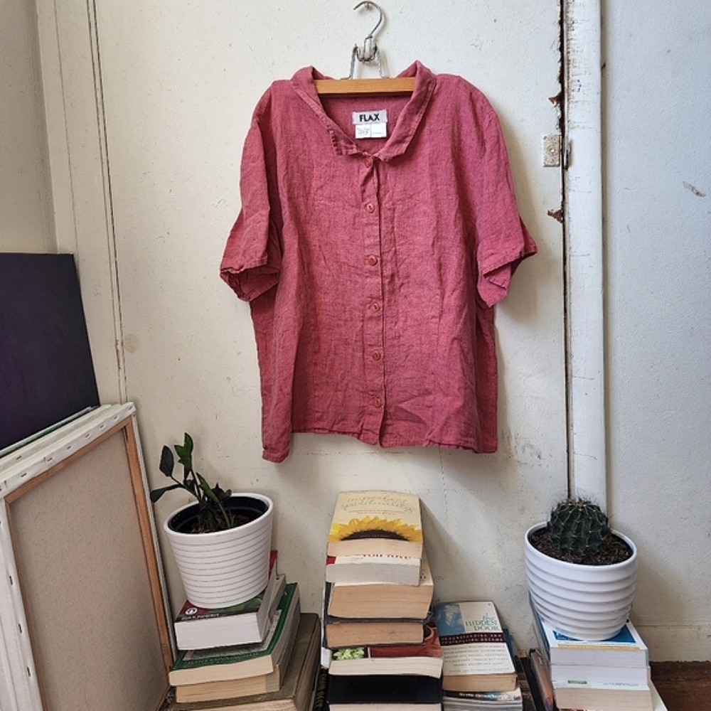 Flax Button Up